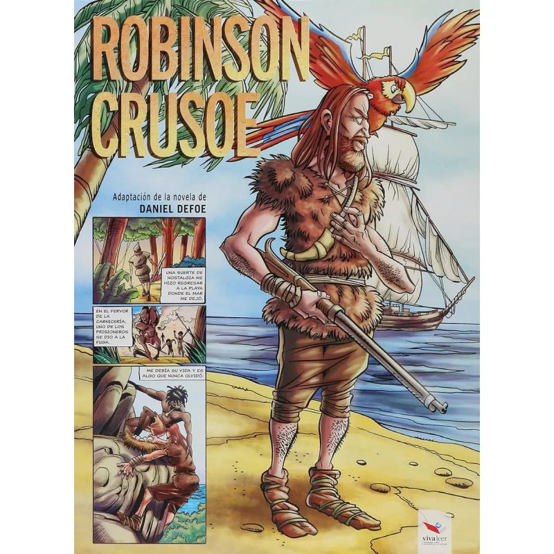 ROBINSON CRUSOE (NOVELA GRAFICA) (Nuevo)