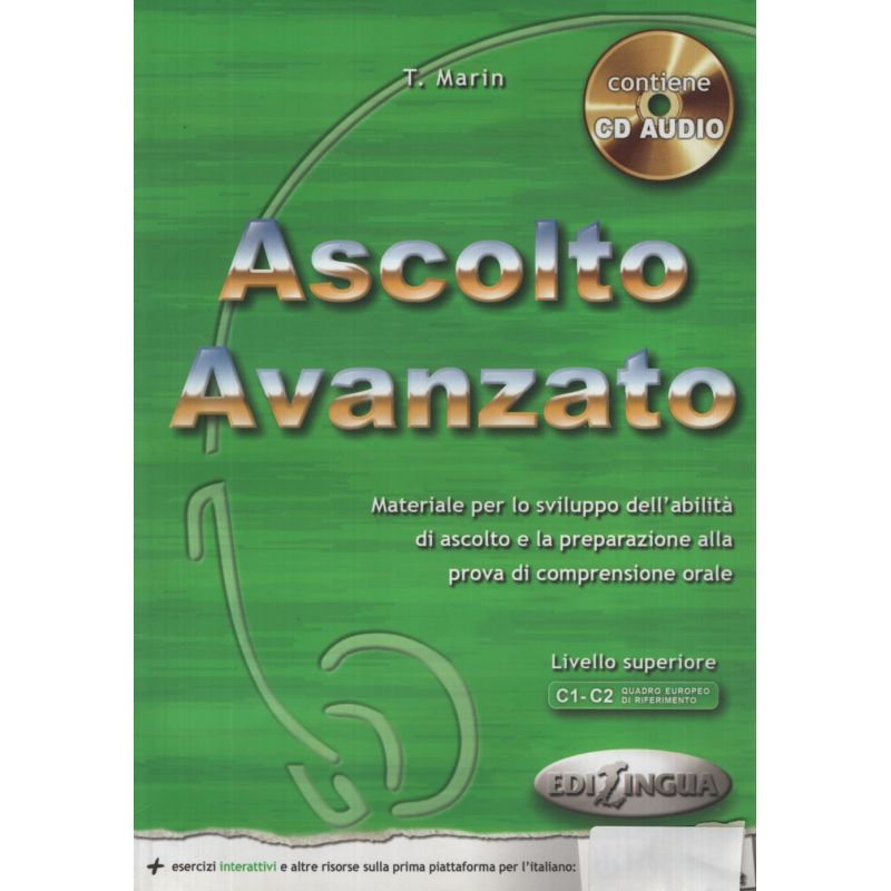 ASCOLTO AVANZATO - LIBRO DELLO STUDENTE (Nuevo)