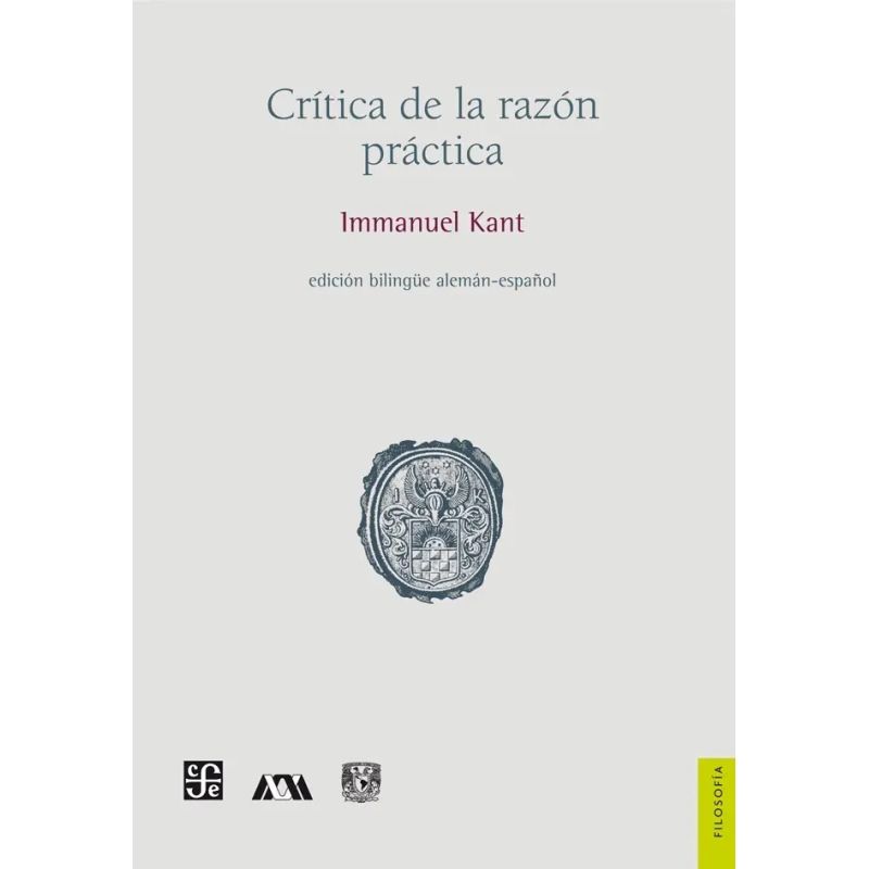 CRITICA DE LA RAZON PRACTICA - ED. BILINGUE ALEMAN-ESPAÑOL (Nuevo)