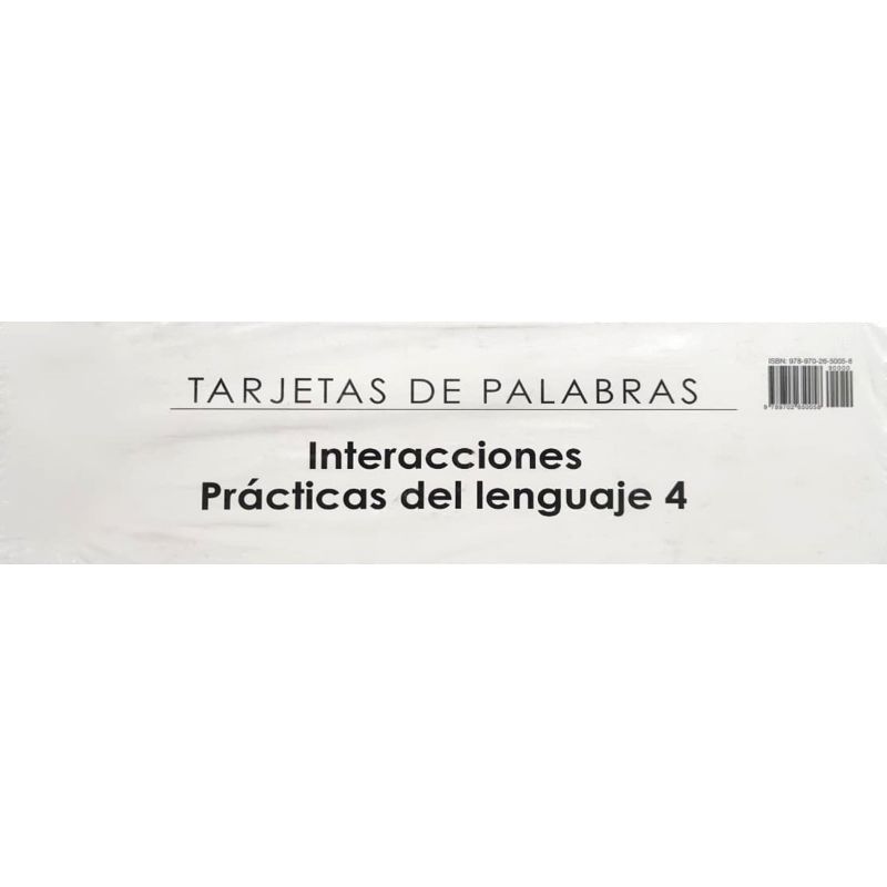 TARJETAS DE PALABRAS - INTERACCIONES - PRACTICAS DEL LENGUAJE 4 (TARJETAS) (Nuevo)