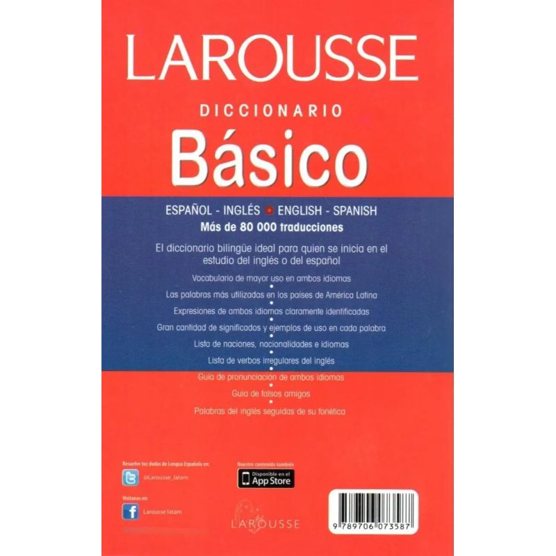 LAROUSSE DICC.BASICO INGLES-ESPAÑOL/ENGLISH-SPANISH (Nuevo) - Miniatura 2