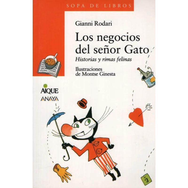 NEGOCIOS DEL SEÑOR GATO, LOS - SOPA DE LIBROS NARANJA (Nuevo)