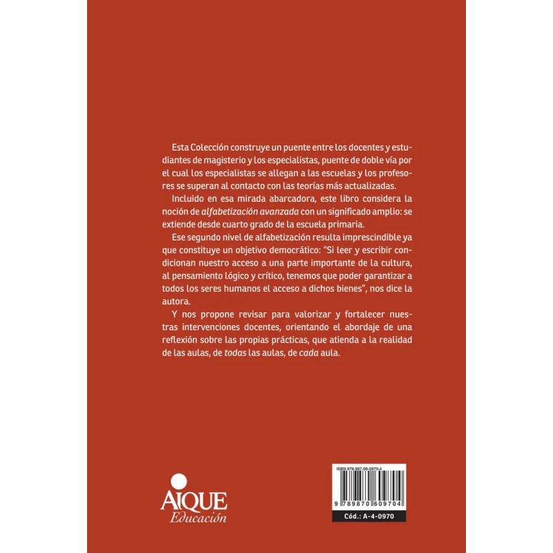 ALFABETIZACION AVANZADA LECTURAS Y SENTIDOS (Nuevo) - Miniatura 2