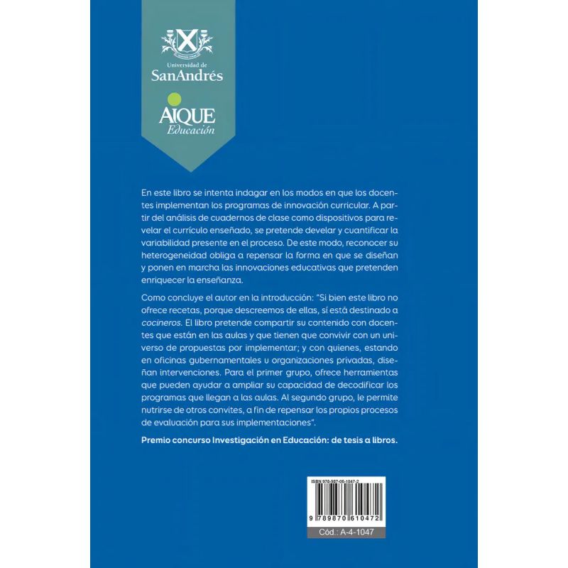IMPLEMENTACION CURRICULAR EN ACCION, LA (Nuevo) - Miniatura 2
