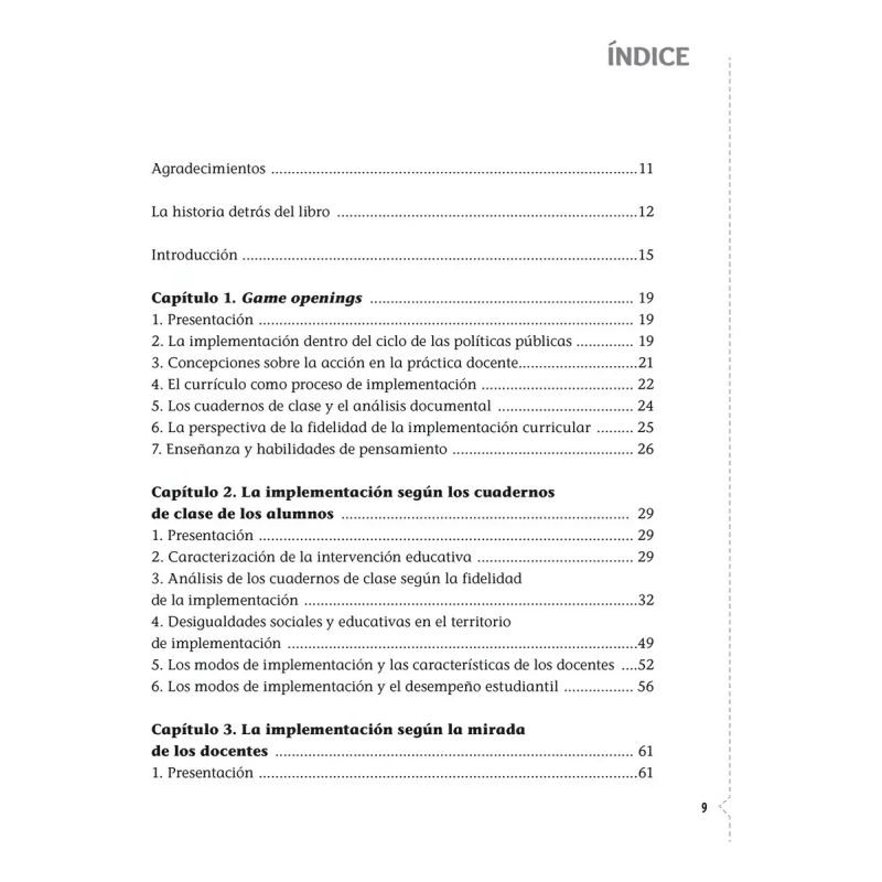IMPLEMENTACION CURRICULAR EN ACCION, LA (Nuevo) - Miniatura 3