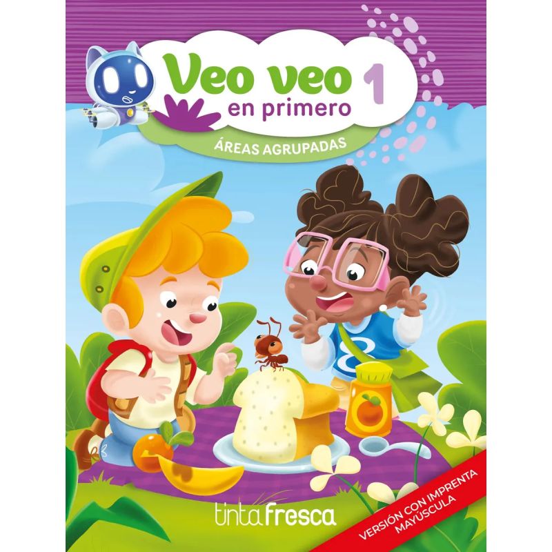 VEO VEO EN PRIMERO 1 - AREAS AGRUPADAS - VERSION IMPRENTA MAYUSCULA (Nuevo)