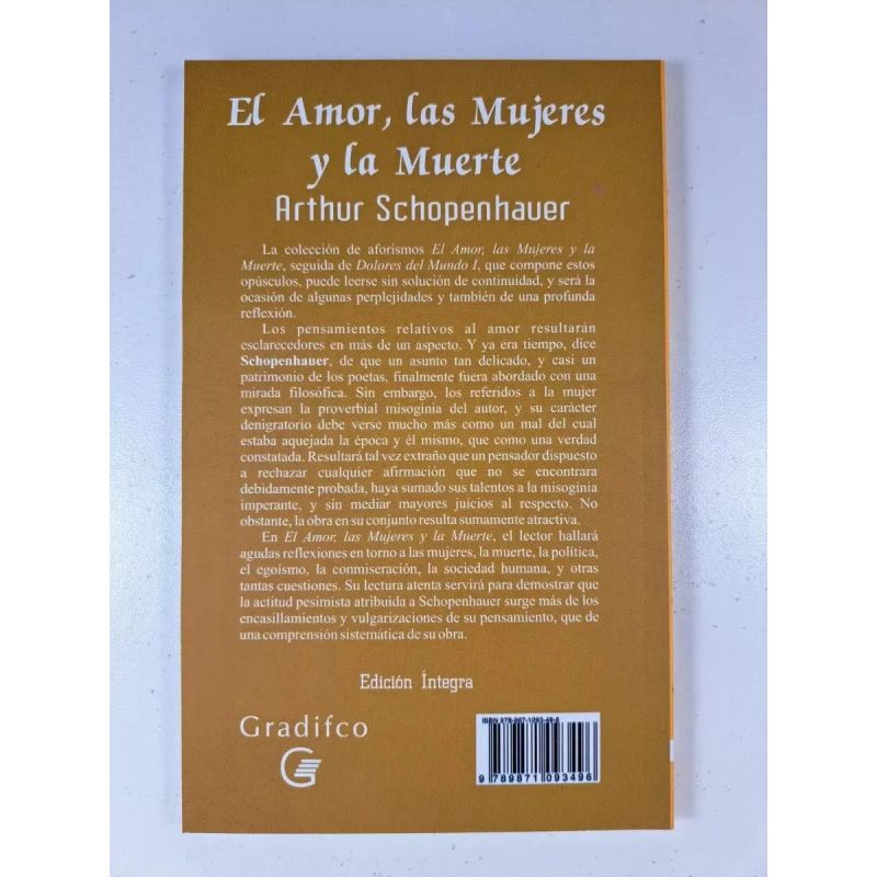 AMOR, LAS MUJERES Y LA MUERTE, EL - PENSADORES UNIVERSALES (Nuevo) - Miniatura 3