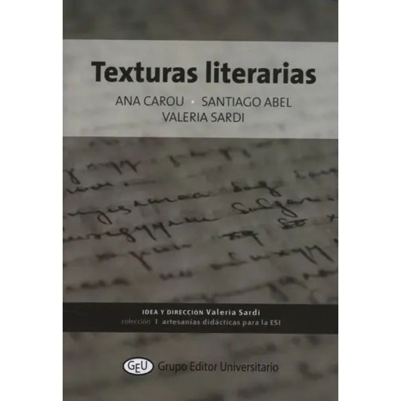 TEXTURAS LITERARIAS - GEU. COL. ADE. 1 (Nuevo)