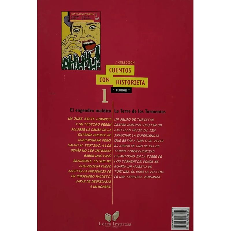 CUENTOS CON HISTORIETA 1 TERROR EL ENGENDRO MALDITO, LA TORRE DE LOS TORMENTOS (Nuevo) - Miniatura 2