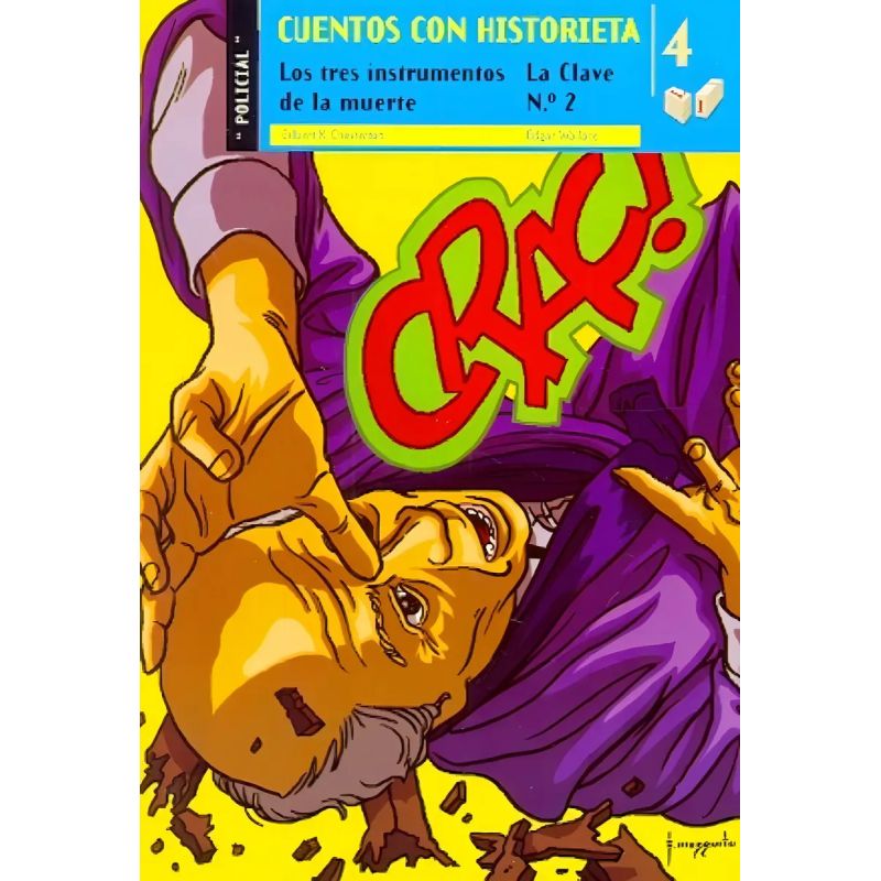 CUENTOS CON HISTORIETA 4 POLICIAL - LOS TRES INSTRUMENTOS DE LA MUERTE (Nuevo) - Miniatura 2