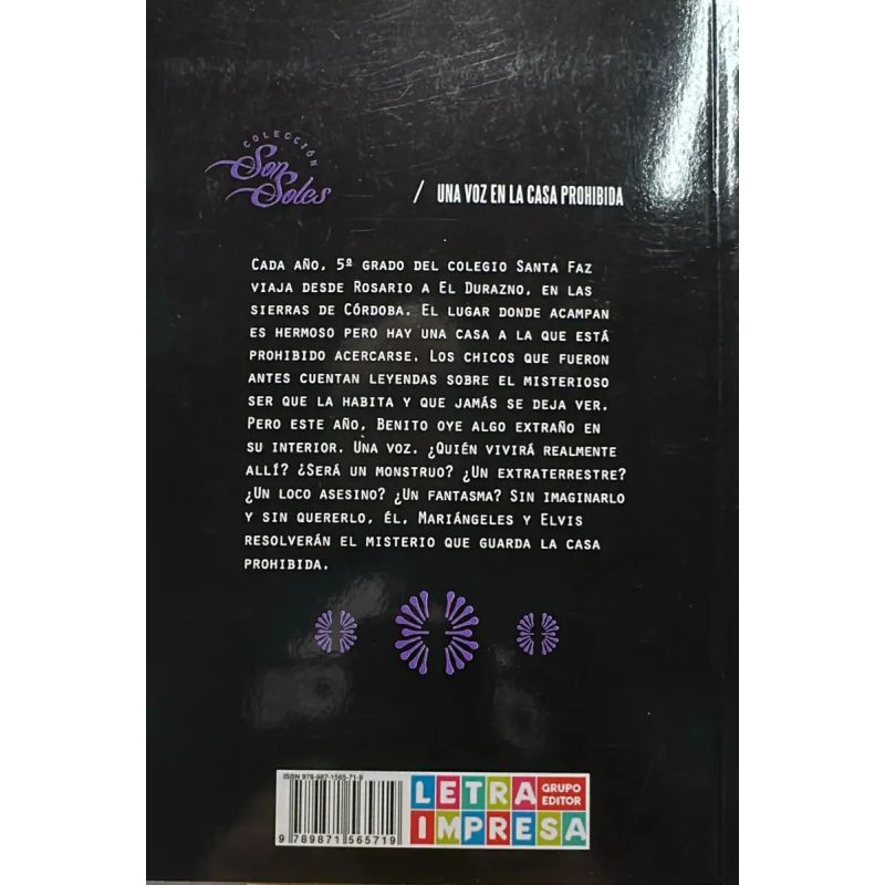 UNA VOZ EN LA CASA PROHIBIDA - SONSOLES (Nuevo) - Miniatura 3