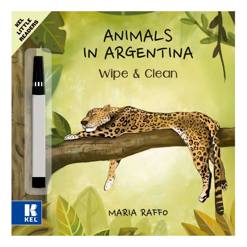 ANIMALS IN ARGENTINA - KEL LITTLE READERS - WIPE &amp; CLEAN (Nuevo)