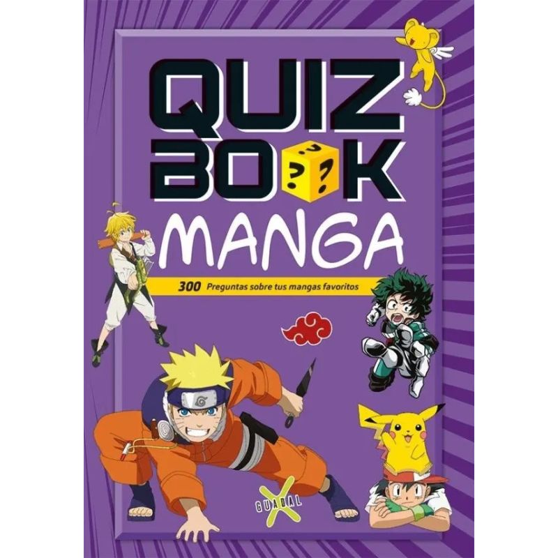 QUIZ BOOK - MANGA - 300 PREGUNTAS Y RESPUESTAS (Nuevo)