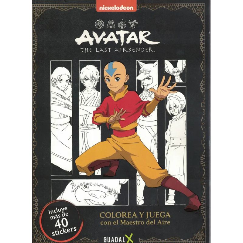 AVATAR, EL ULTIMO MAESTRO DEL AIRE - LIBRO PARA COLOREAR Y DE ACTIVIDADES (Nuevo)
