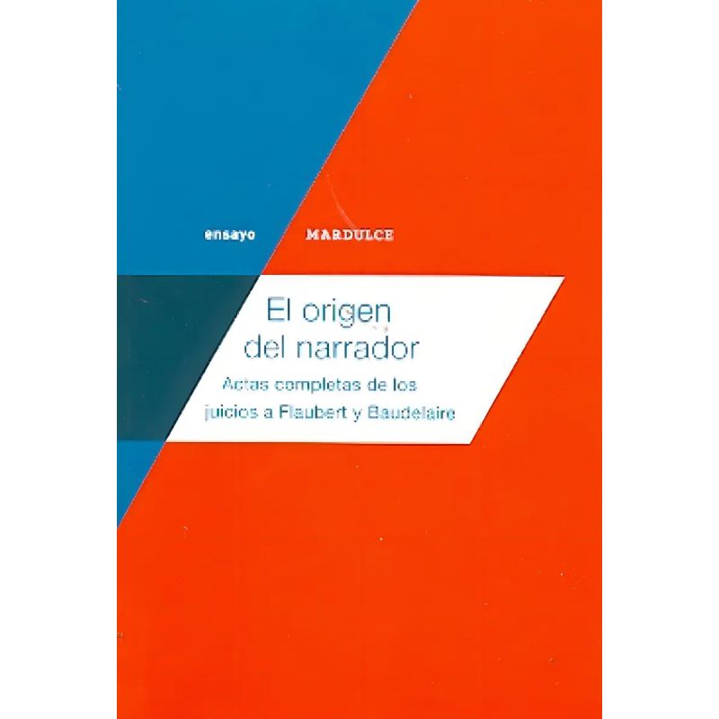 ORIGEN DEL NARRADOR, EL (Nuevo)