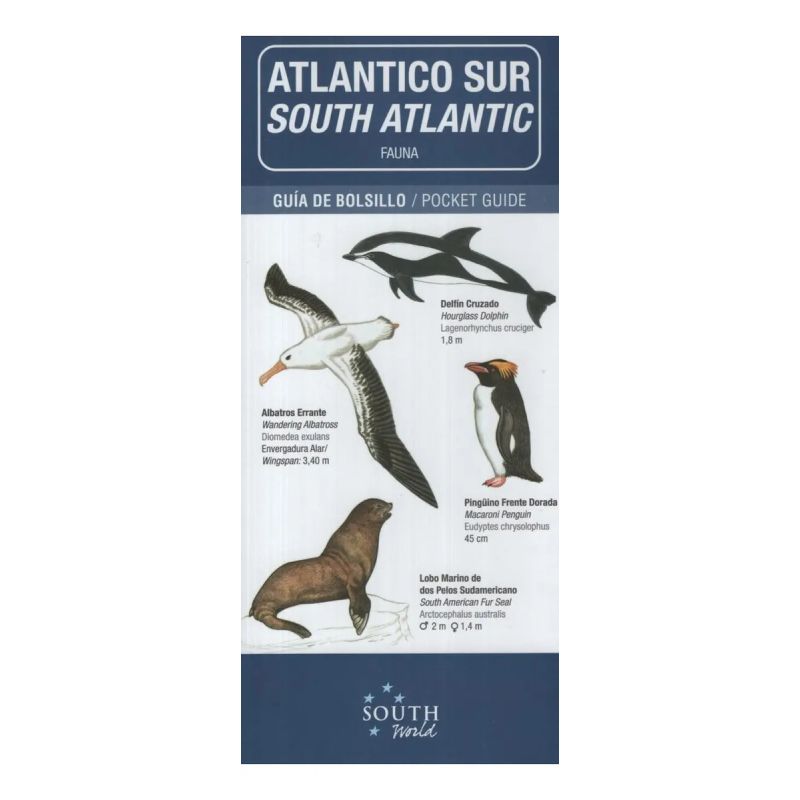 ATLANTICO SUR FAUNA GUIA DE BOLSILLO ESPAÑOL / INGLES (Nuevo)