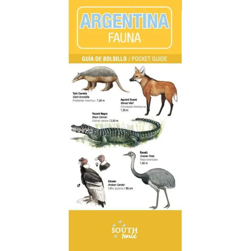 GUIA DE BOLSILLO ARGENTINA FAUNA ESPAÑOL-INGLES (Nuevo)
