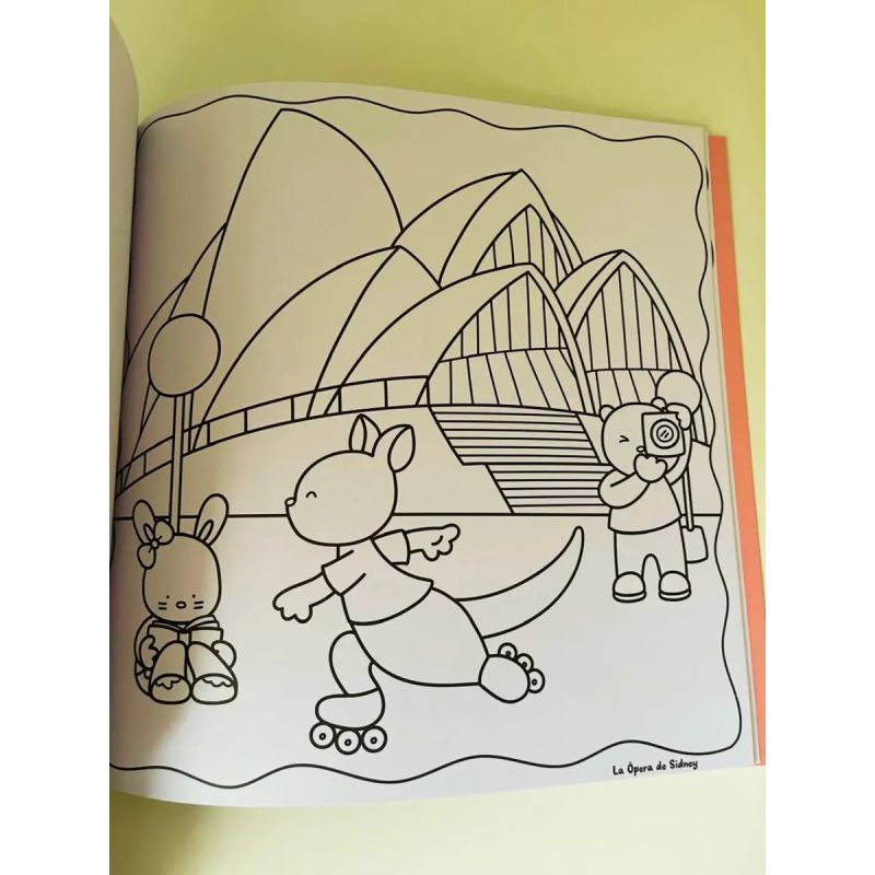 COMFY TRAVEL - POSTALES DEL MUNDO PARA COLOREAR (Nuevo) - Miniatura 7