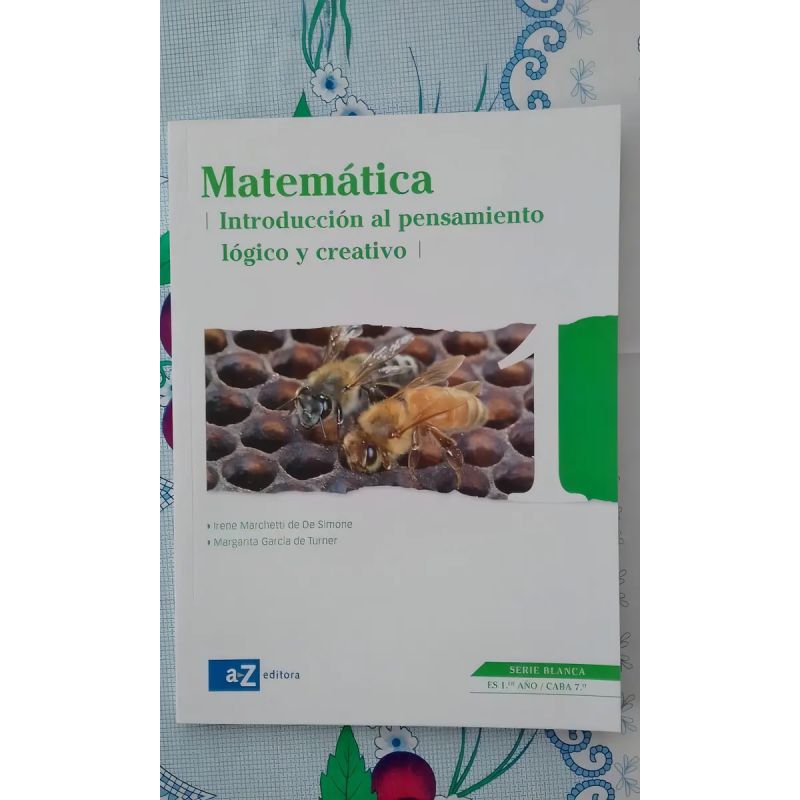 MATEMATICA 1 - SERIE BLANCA - INTRODUCCION AL PENSAMIENTO LOGICO Y CREATIVO (Nuevo)