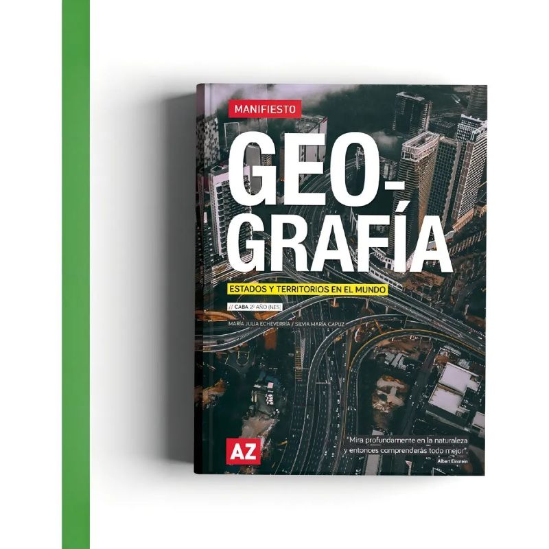 GEOGRAFIA 2 - CABA 2º AÑO (NES) - SERIE MANIFIESTO - ESTADOS Y TERRITORIOS EN EL MUNDO (Nuevo) - Miniatura 2