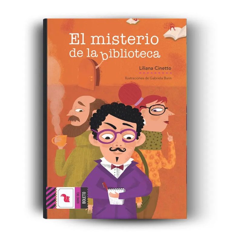 MISTERIO DE LA BIBLIOTECA, EL - BOLETO VIOLETA (Nuevo) - Miniatura 2
