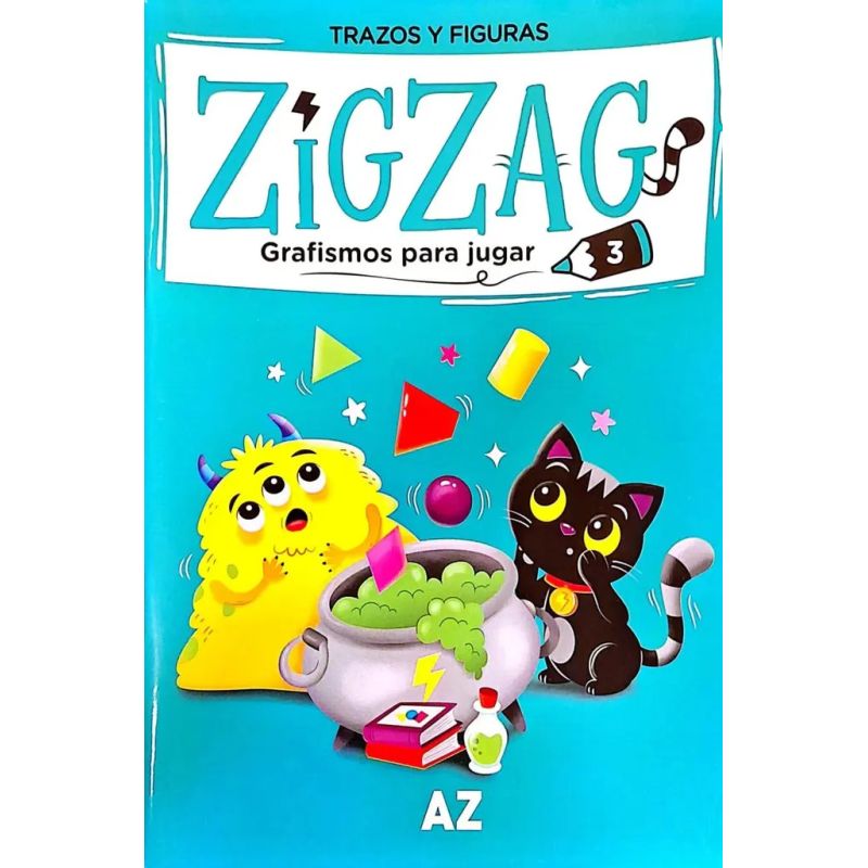 ZIGZAG - TRAZOS Y FIGURAS - GRAFISMOS PARA JUGAR 3 (Nuevo)