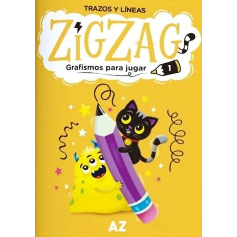 ZIGZAG - TRAZOS Y LINEAS - GRAFISMOS PARA JUGAR 1 (Nuevo)