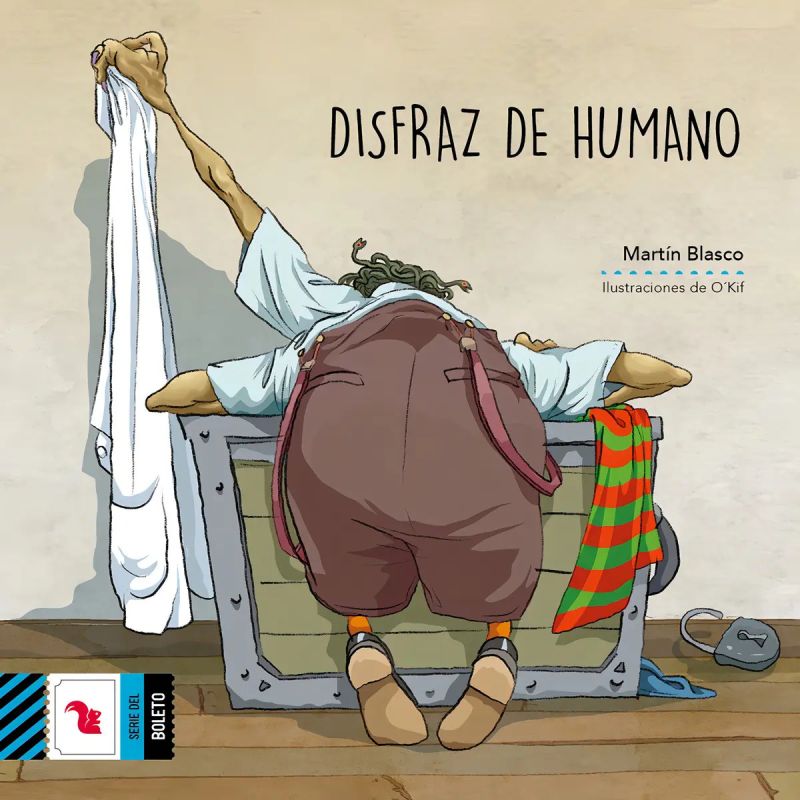 DISFRAZ DE HUMANO - DEL BOLETO AZUL (MAYUSCULAS) (Nuevo)