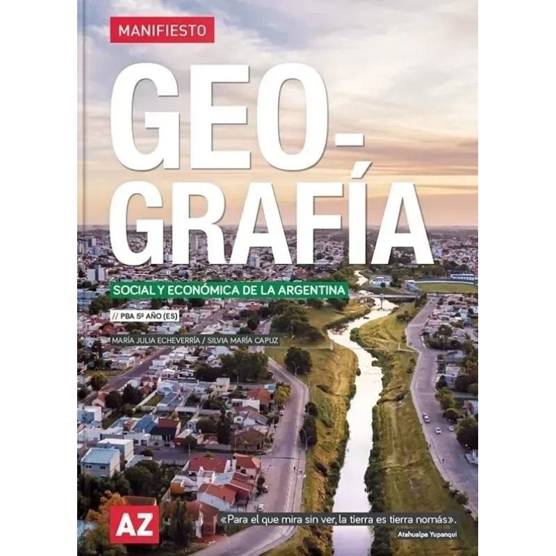 GEOGRAFIA 5 - MANIFIESTO BONAERENSE - SOCIAL Y ECONOMICA DE LA ARGENTINA - ED. 2026 (Nuevo)