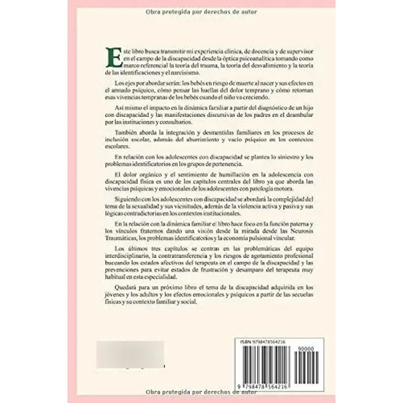 DISCAPACIDAD - REFLEXIONES PSICOANALITICAS E INTERVENCIONES POSIBLES (Nuevo) - Miniatura 2