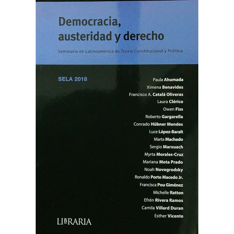 DEMOCRACIA, AUSTERIDAD Y DERECHO - SELA 2019 (Nuevo)