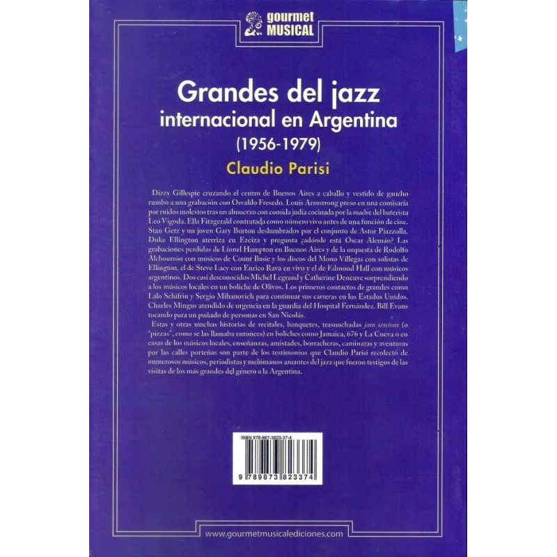 GRANDES DEL JAZZ INTERNACIONAL EN ARGENTINA (1956-1979) (Nuevo) - Miniatura 2