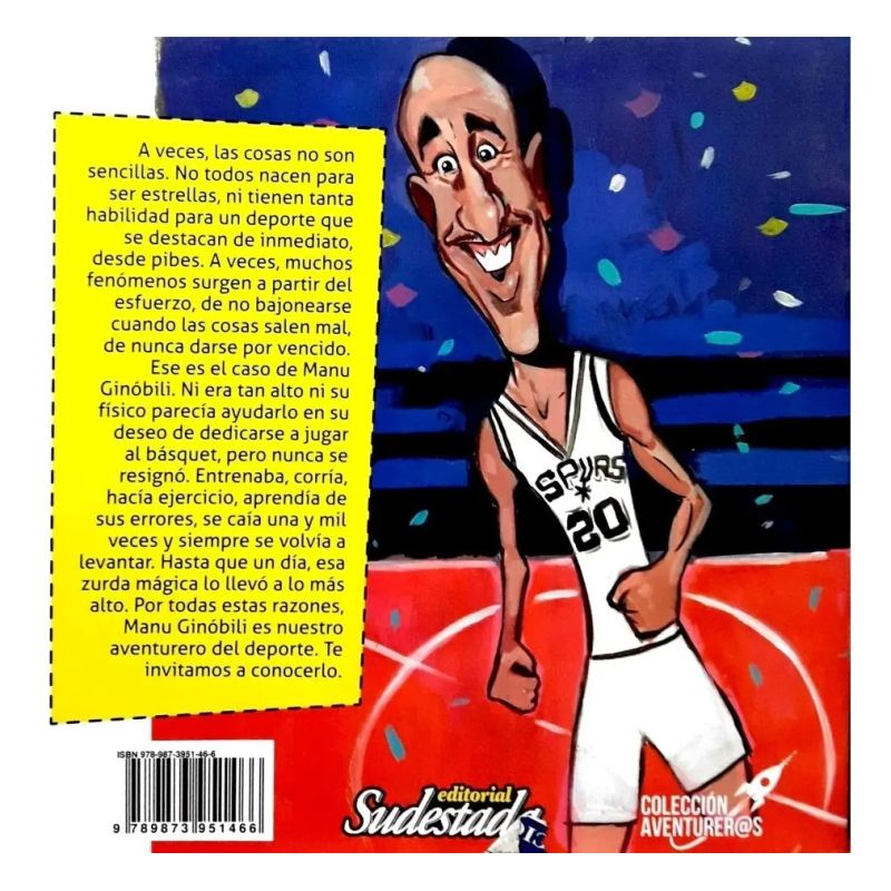 MANU GINOBILI PARA CHIC@S - AVENTURER@S (Nuevo) - Miniatura 3