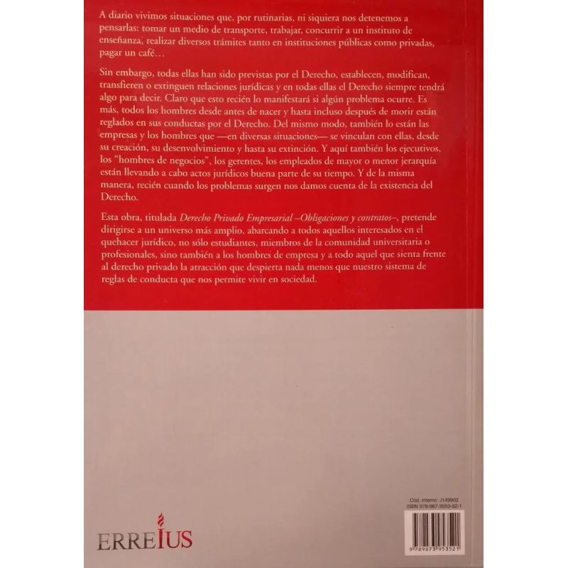 DERECHO PRIVADO EMPRESARIAL - OBLIGACIONES Y CONTRATOS - 2/ED. (Nuevo) - Miniatura 2