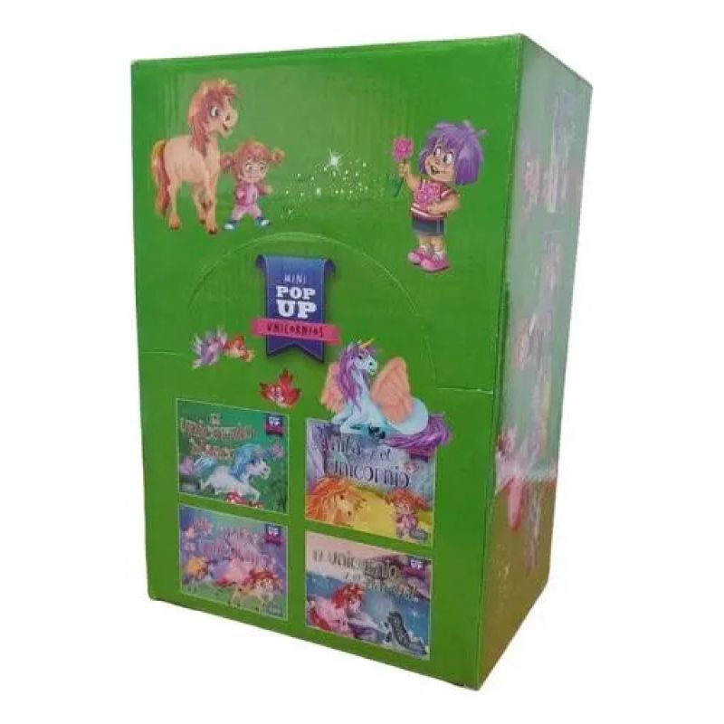 MINI POP UP UNICORNIOS - CAJA EXHIBIDORA (DISPLAY) (Nuevo)
