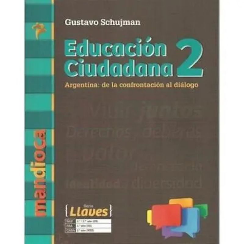 EDUCACION CIUDADANA 2 LLAVES - ARGENTINA: DE LA CONFRONTACION AL DIALOGO + COD ACCESO (Nuevo) - Miniatura 2