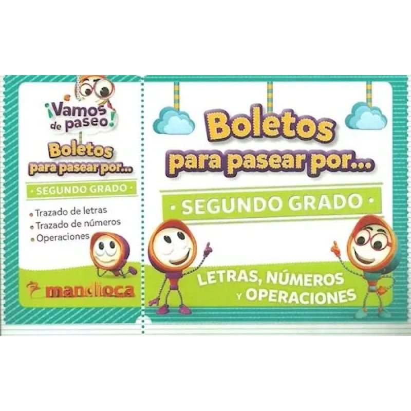 BOLETOS PARA PASEAR POR 2º GRADO - VAMOS DE PASEO (Nuevo)