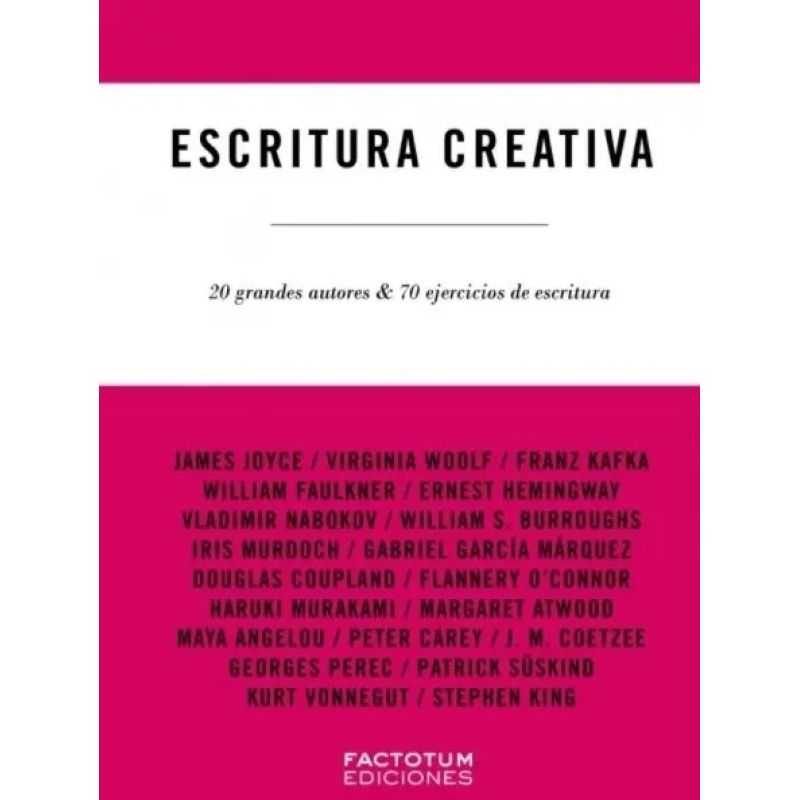 ESCRITURA CREATIVA (TD) (Nuevo)
