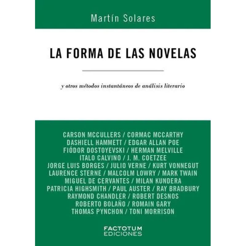 FORMA DE LAS NOVELAS, LA (Nuevo)