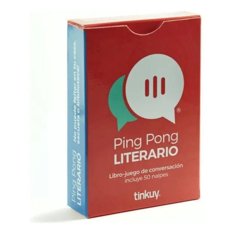 PING PONG LITERARIO - LIBRO + 50 CARTAS (Nuevo)
