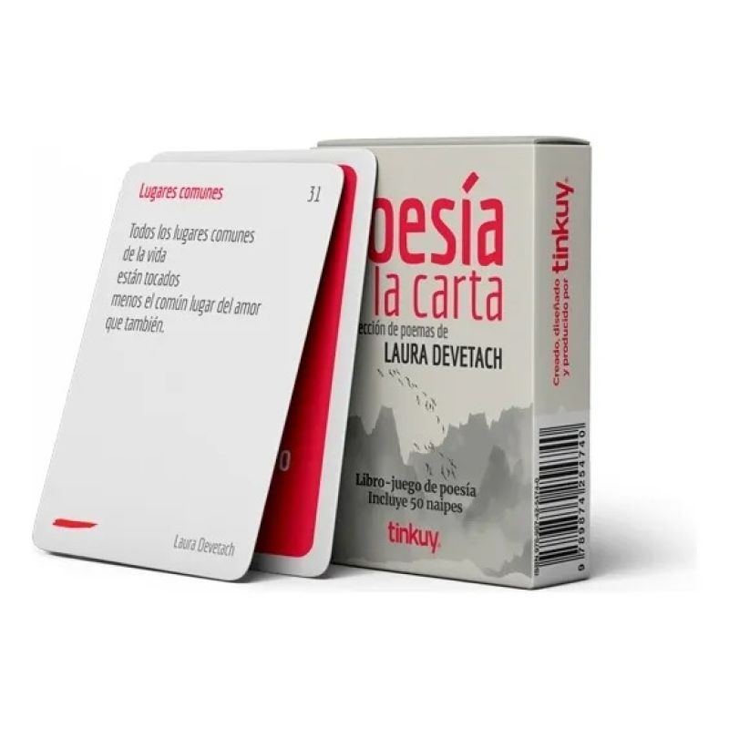 POESIA A LA CARTA - LAURA DEVETACH - LIBRO + 50 CARTAS (Nuevo) - Miniatura 2