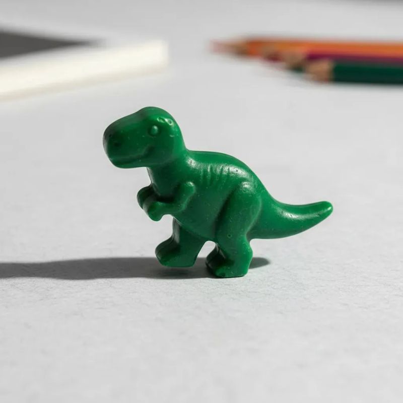 A PINTAR CON LOS DINOSAURIOS - LIBRO + CRAYONES CON FORMA DE DINO (Nuevo) - Miniatura 5