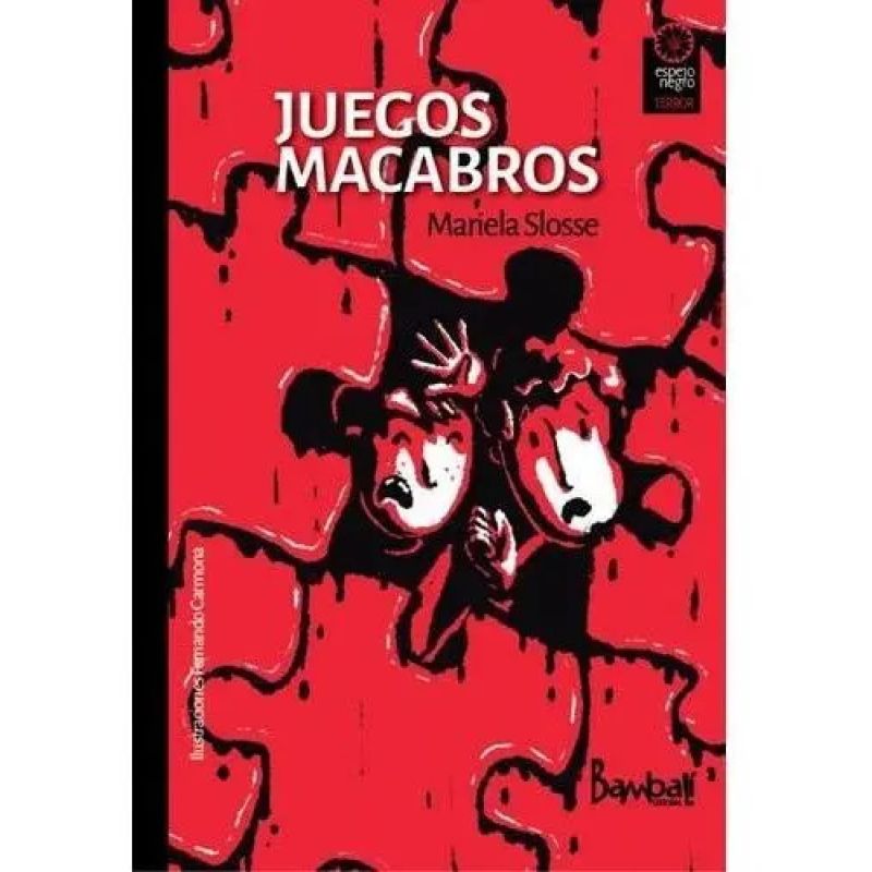 JUEGOS MACABROS - LUNA DE CARTULINA ROJA (Nuevo)