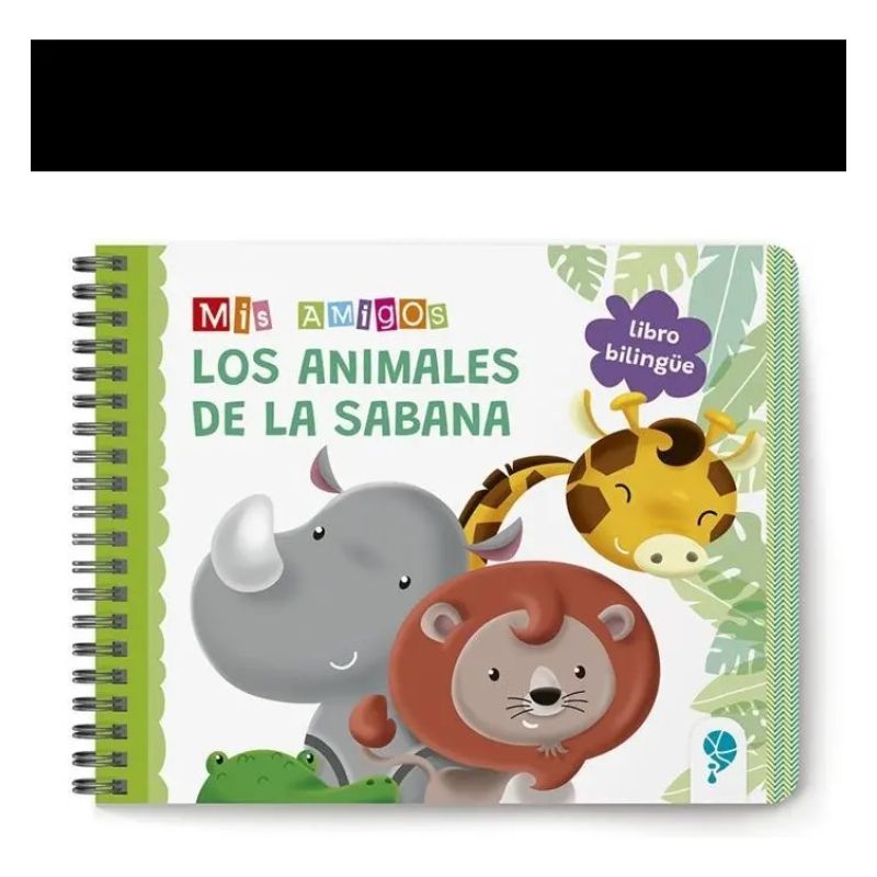 ANIMALES DE LA SABANA - LIBRO BILINGUE (Nuevo)