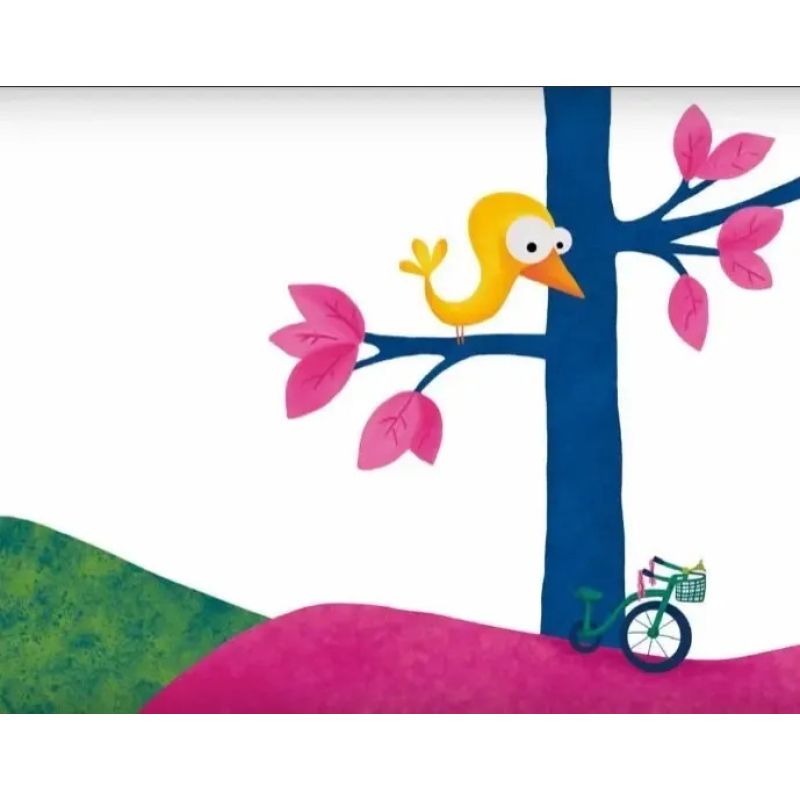 HAS VISTO A UN MAMUT ANDAR EN BICICLETA? - LUNA DE CARTULINA AMARILLA (MAYUSCULA) (Nuevo) - Miniatura 2