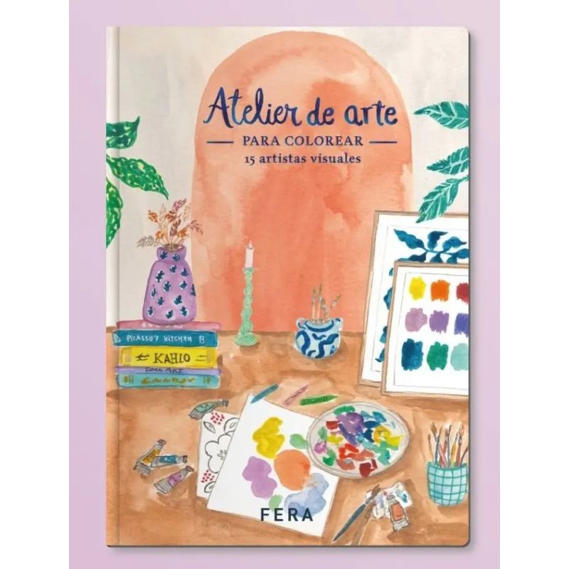 ATELIER DE ARTE PARA COLOREAR - 15 ARTISTAS VISUALES (Nuevo)