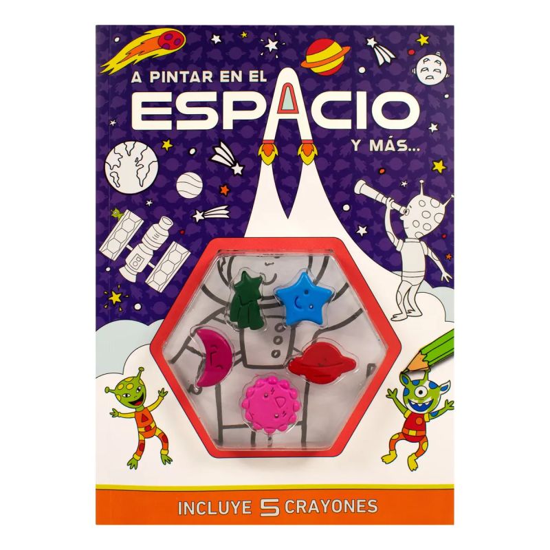 A PINTAR EN EL ESPACIO Y MAS... - CRAYONES CON FORMAS (Nuevo) - Miniatura 4