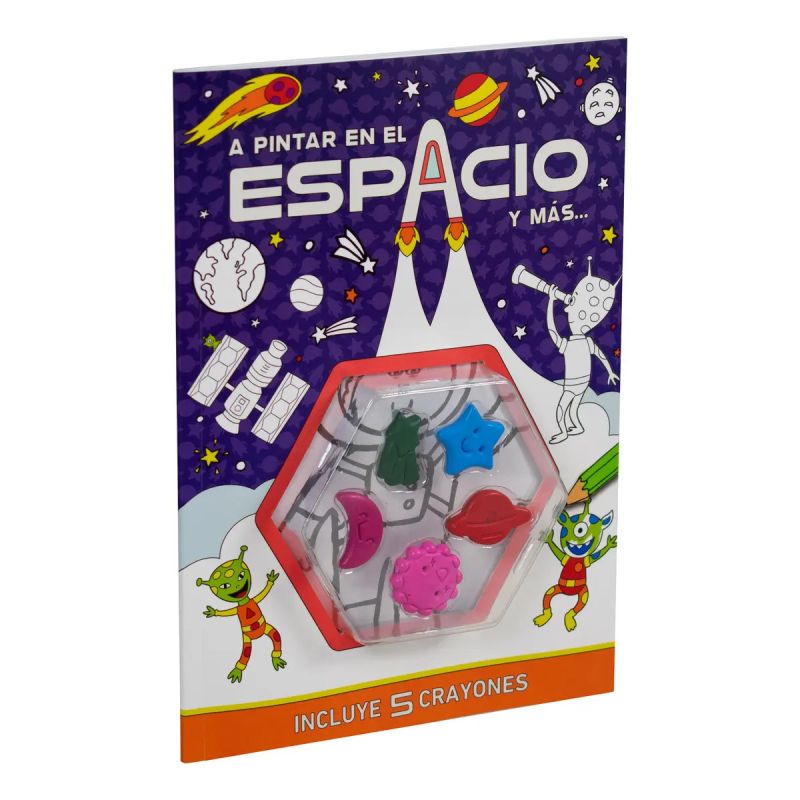 A PINTAR EN EL ESPACIO Y MAS... - CRAYONES CON FORMAS (Nuevo) - Miniatura 2
