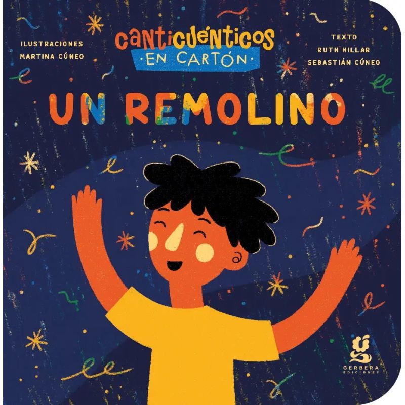 UN REMOLINO - CANTICUENTICOS EN CARTON TIPOGRAFIA OPENDISLEXYC (CARTONE) (Nuevo)