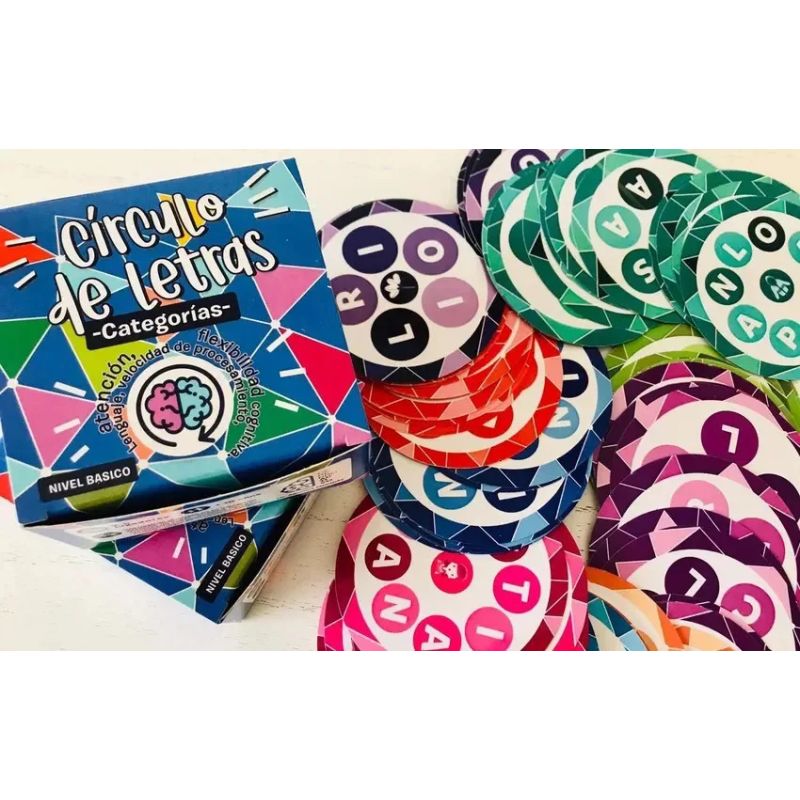 CIRCULO DE LETRAS - BASICO - JUEGO DIDACTICO (Nuevo)